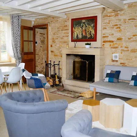 Tatil Evi L'auberge Du Lavoir, Maison En Pierres Avec Jardin